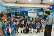 International Delhi Public School-Blue Day Activity